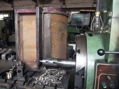 加工中的進(jìn)料室